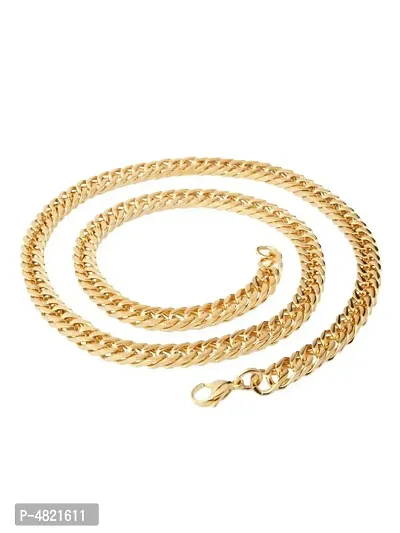 Designer Gold Plated Alloy Chain For Men-thumb2