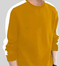 Yellow Cotton Tshirt For Men-thumb2