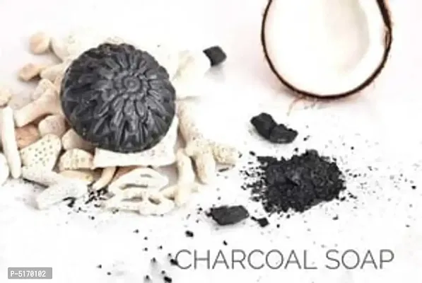 CHARCOAL GOLD OIL SOAP PACK OF 7 (100g each Soap)-thumb2