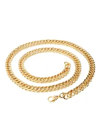 Design Gold Plated Brass Chain For Men-thumb1