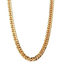Design Gold Plated Brass Chain For Men-thumb2