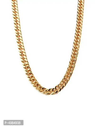 Design Gold Plated Brass Chain For Men-thumb3