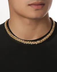 Trendy Gold Plated Metal Chain For Men-thumb1