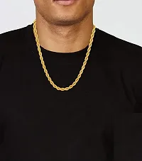 Trendy Stylish Brass Gold Plated Chain for Men and Women-thumb1