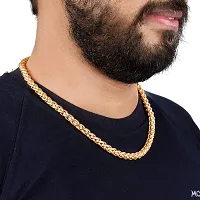 Designer Gold Plated Brass Chain For Men-thumb2