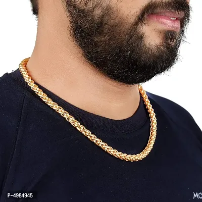 Designer Gold Plated Brass Chain For Men-thumb3