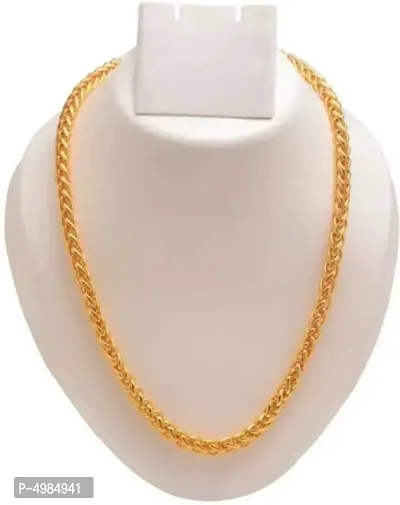 Designer Gold Plated Brass Chain For Men-thumb3