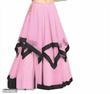 Latest Attractive Net Semi Stitched Lehenga Choli-thumb3