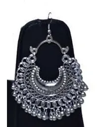 Silver Oxidized Alloy Jewellery Set-thumb2