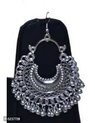 Silver Oxidized Alloy Jewellery Set-thumb3