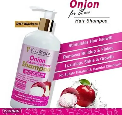 Onion Apple Cider Vinegar Shampoo With Antioxidant Growth Stimulating 300 Ml Hair Care-thumb3