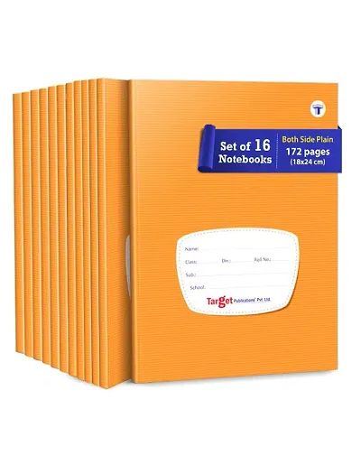 Both Sides Blank Small Notebooks for Kids - Pack of 16, 172 Pages