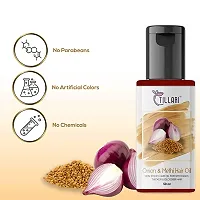 Tillari Onion Methi Non Sticky Hair Oil For Stronger Hair Growth Pack Of 4 (50 ml)-thumb3