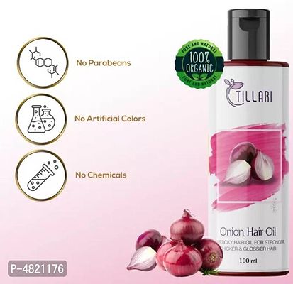 Tillari Onion Oil For Hair Stronger Thicker Hair Oil With Free Charcoal Soap (100 Ml)-thumb4