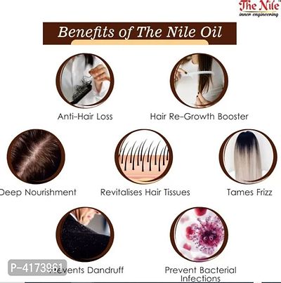 The Nile 100% Pure Castor Oil, Cold Pressed, To Support Hair Growth Hair Oil 200 ML-thumb2