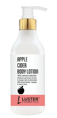 Luster Cosmetics Apple Cider Body Lotion  Enriched with Aloe Vera and Jojoba 300ml -Pack of 2-thumb1