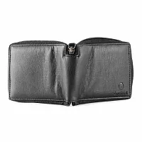 Artificial Genuine Leather Zipper Wallet for Men/Boy with Multiple Card Slots (BLK)-thumb4