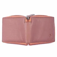 Artificial Genuine Leather Zipper Wallet for Men/Boy with Multiple Card Slots (TAN)-thumb2