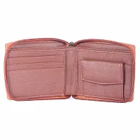 Artificial Genuine Leather Zipper Wallet for Men/Boy with Multiple Card Slots (TAN)-thumb4