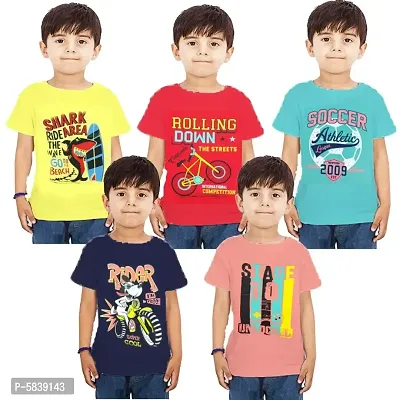 Kids Boys Cotton T-shirt-thumb0