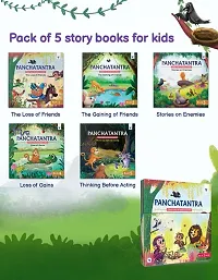 Panchatantra Story Books In English For Kids | Classic Tales For Children | Moral Story | Pack of 5 Books-thumb1