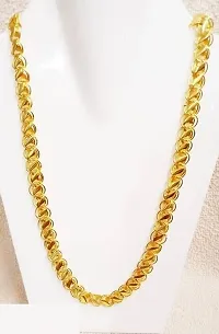 Golden Alloy Chain For Men And Women-thumb1