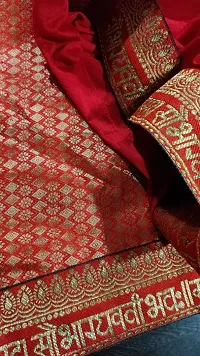 Attractive Art Silk Lace Border Saree with Blouse piece-thumb3