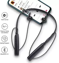 HUG PUPPY HIGH BASS Bluetooth Neckband HIFI SOUND Wireless Bluetooth Headset  (Black, In the Ear)-thumb1