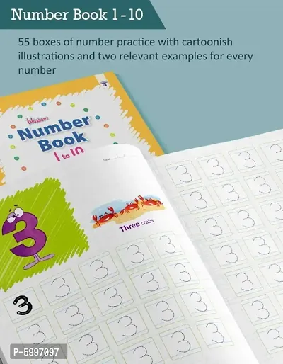 English Writing Practice Books for Nursery Kids Learn ABCD Alphabet Capital and Small Letters, Numbers 1 to 10, Stroke Tracing and Pattern Writing 2 to 5 Year Old Includes Directions to Write-thumb4