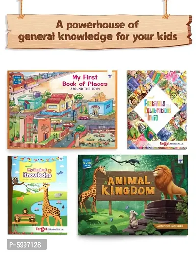 General Knowledge Books for Kids in English 5 to 10 Year Old Children GK Encyclopedia Learn about Animals, Festivals of India, Our Surrounding and much more with Activities Set B of 4-thumb2