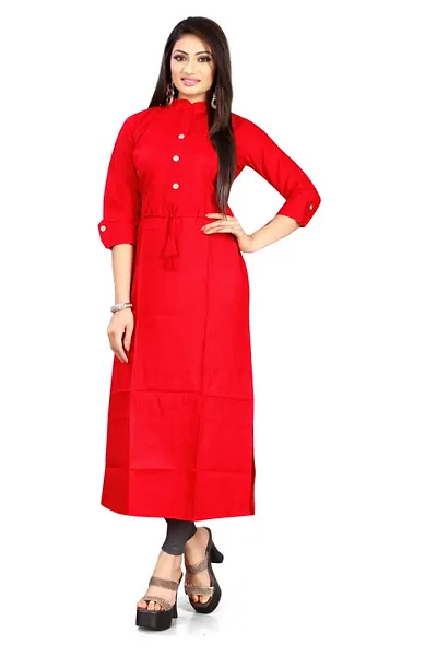 Trendy Solid Kurti For Women