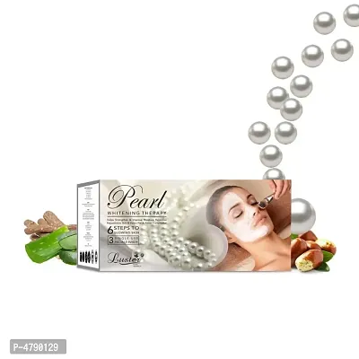 Luster White Pearl For Perfect Glowing Skin Facial kit-120g-thumb0