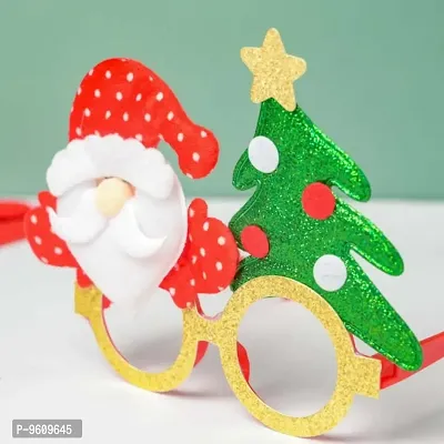 Christmas Eyeglasses Goggles Merry Christmas Xmas Party Accessories Props Party Favors Adult And Kids Set of 2-thumb2