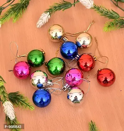 Christmas Tree Decoration Hanging Ornaments Items Hanging Accessories Combo Set Of 100-thumb3