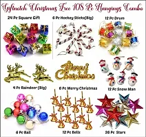 Christmas Tree Decoration Hanging Ornaments Items Hanging Accessories Combo Set Of 108-thumb1
