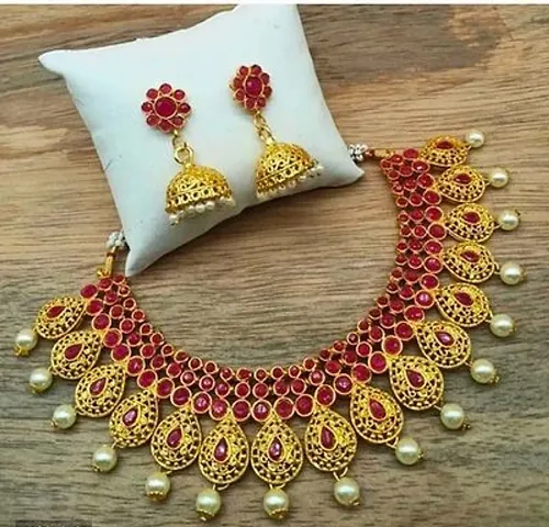 Women Alloy Jewellery Set 