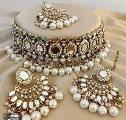 Traditional White Alloy Jewellery For Women