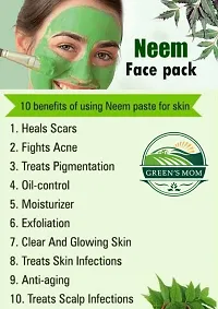 Natural Fresh NEEM LEAF POWDER Good for Immunity, Diabetes, Ulcer and Wound Healing, Dental and Oral Health, Purifies Blood, Dandruff, Hair Growth 500g-thumb3