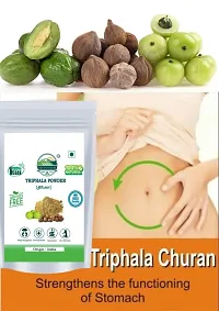 Natural Fresh TRIPHALA POWDER  For Relieves Stress, Immunity Booster, Digestion, Diabetes, Hair Growth, Skin And Face care 500g-thumb3