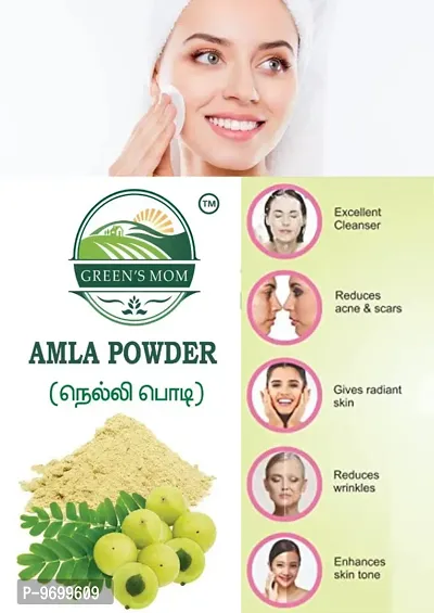 Natural Seedless Amla Powder Food Grade for Eye, Immunity Booster, Digestion, Diabetes, Hair Growth, Skin And Face care 500g-thumb4