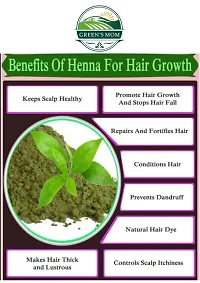 Natural Pure HENNA Powder for Improves Hair Growth And Coloring, Hair Shiny And Soft, Reduces Hair fall And Dandruff   100g-thumb2