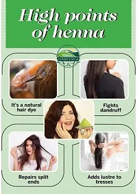 Natural Pure HENNA Powder for Improves Hair Growth And Coloring, Hair Shiny And Soft, Reduces Hair fall And Dandruff   100g-thumb3