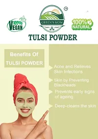 Natural Fresh TULSI POWDER for Boosts Immunity Reduces Cold, Cough And Other Respiratory Disorders Reduces Diabetes, Stress And Fatigue Hair And Skin care 500g-thumb4