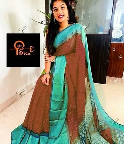 Chiffon Printed Sarees with Blouse Piece