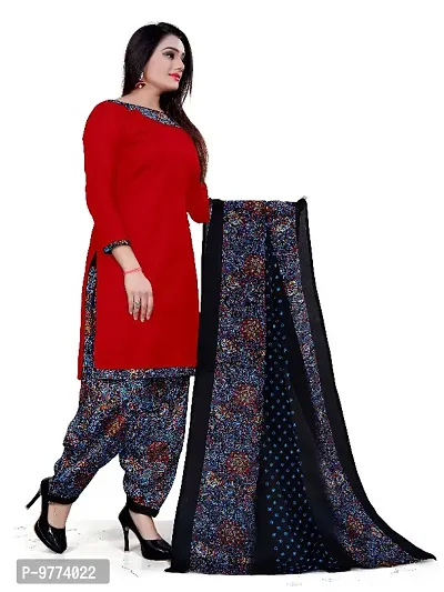 Beautiful Cotton Printed Dress Material with Dupatta For Women-thumb3