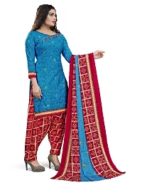 Beautiful Cotton Printed Dress Material with Dupatta For Women-thumb1