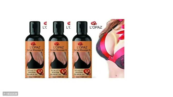 Pure new Herbal Effective Breast Growth Massage Essential Oil Improves Plus Breast Size Pack Of 3-thumb0