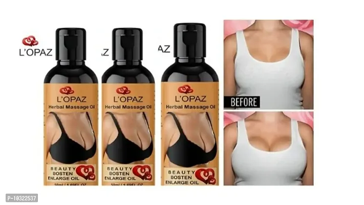 Breast Growth Massage Essential Oil Improves Breast Size and Increase Breast Firmness No Side Effect Pack of 3-thumb0