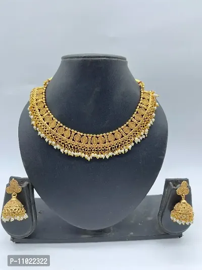 Elegant Copper Necklace Set For Women
