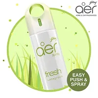 Godrej aer Spray | Room Freshener for Home And Office - Fresh Lush Green | Pack of 2 (220 ml each)| Long-Lasting Fragrance-thumb2